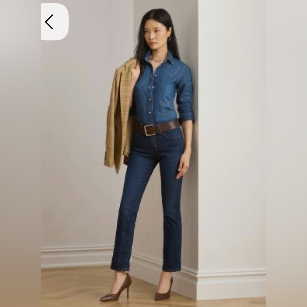 LOFT Ladies Modern Skinny Indigo Jeans